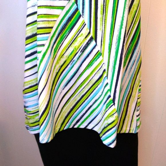 Kim Rogers Striped Tank Top. Small - Picture 3 of 9